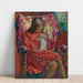 Reproduktion af maleriet La Petite Couseuse - Henri Lebasque