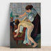 Reproduktion af maleriet La Petite Fille au Miroir - Suzanne Valadon