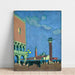 Reproduktion af maleriet La Piazzetta, Venedig - Maurice Denis
