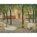 Reproduktion af maleriet La Place des buveurs d'eau, Aix-les-Bains - Henri Le Sidaner
