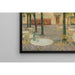 Reproduktion af maleriet La Place des buveurs d'eau, Aix-les-Bains - Henri Le Sidaner