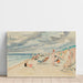 Reproduktion af maleriet La Plage de Deauville - Henri Lebasque