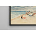 Reproduktion af maleriet La Plage de Deauville - Henri Lebasque