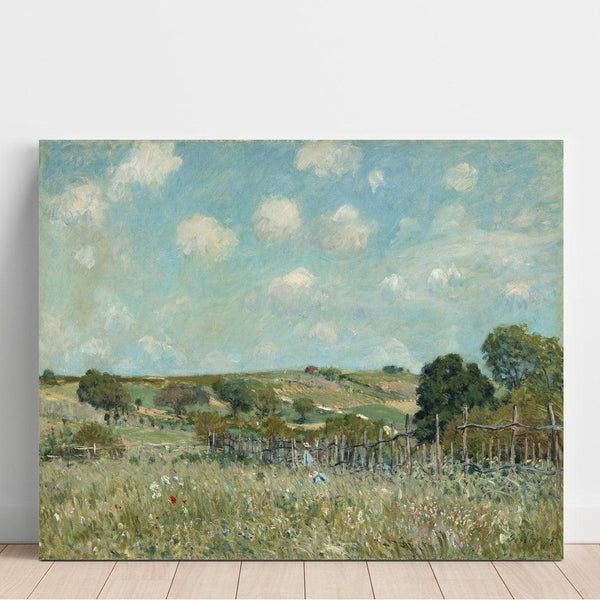 Reproduktion af maleriet La Prairie - Alfred Sisley