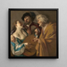 La Procuress - Dirck Van Baburen — indrammet kunstværk på væggen
