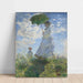 Reproduktion af maleriet La Promenade - Claude Monet