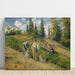 Reproduktion af maleriet La Récolte, Pontoise - Camille Pissarro
