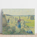 Reproduktion af maleriet La Récolte des Foins, Éragny - Camille Pissarro