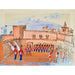 Reproduktion af maleriet La Relève de la Garde (1933) - Raoul Dufy