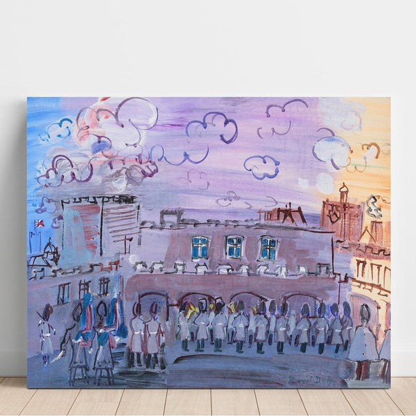 Reproduktion af maleriet La Relève de la Garde à Saint-James's Palace - Raoul Dufy