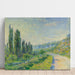 Reproduktion af maleriet La Route De Vétheuil - Claude Monet