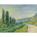 Reproduktion af maleriet La Route De Vétheuil - Claude Monet