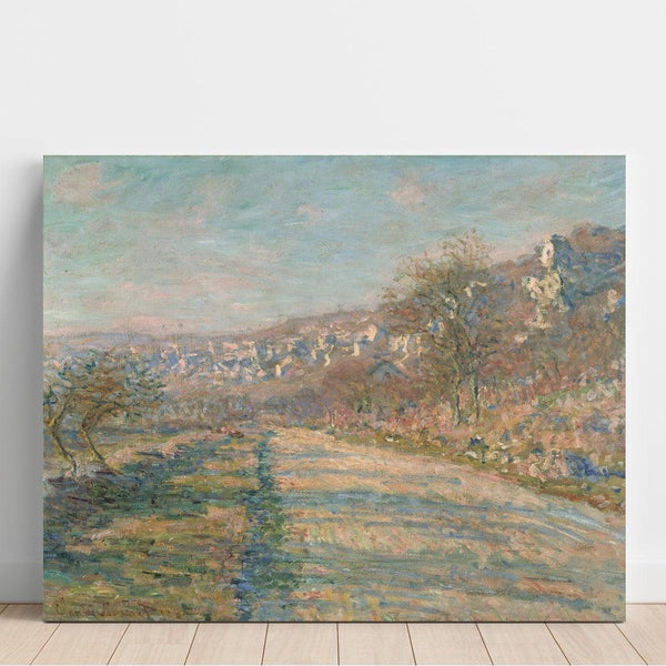 Reproduktion af maleriet La Route de La Roche-Guyon - Claude Monet