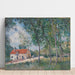 Reproduktion af maleriet af maleriet La Route de Moret à Saint-Mammès - Alfred Sisley