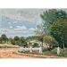 Reproduktion af maleriet La Route de Verrières - Alfred Sisley