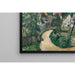 Reproduktion af maleriet La Route tournante - Paul Cézanne
