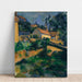 Reproduktion af maleriet La Route tournante à Montgeroult - Paul Cézanne