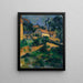 Reproduktion af maleriet La Route tournante à Montgeroult - Paul Cézanne