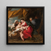 La Sainte Famille - Jan Van Den Hoecke — indrammet kunstværk på væggen