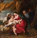 La Sainte Famille - Jan Van Den Hoecke — visning af kunstværket