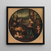 La Sainte Famille - Pietro Perugino — indrammet kunstværk på væggen