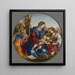 La Sainte Famille avec Saint Jean-Baptiste et Sainte Marguerite - Filippino Lippi — vægpræsentation af kunstværket