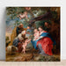 Reproduktion af maleriet La Sainte Famille sous un pommier - Peter Paul Rubens