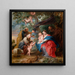 La Sainte Famille sous un pommier - Peter Paul Rubens — indrammet kunstværk på væggen