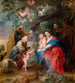La Sainte Famille sous un pommier - Peter Paul Rubens — visning af kunstværket