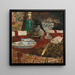 La Saucire et les ronds de serviette - Édouard Vuillard — indrammet kunstværk på væggen