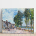 Reproduktion af maleriet La Seine À Bougival - Alfred Sisley