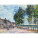 Reproduktion af maleriet La Seine À Bougival - Alfred Sisley
