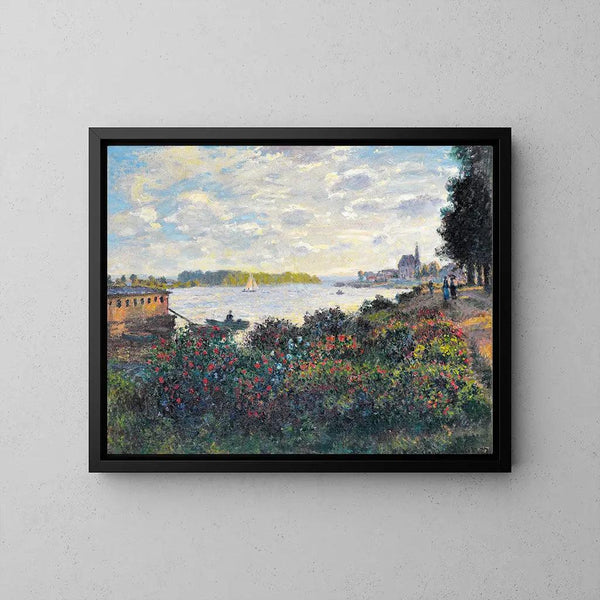 Reproduktion af maleriet La Seine à Argenteuil (1877) - Claude Monet