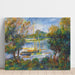 Reproduktion af maleriet La Seine à Argenteuil - Pierre-Auguste Renoir