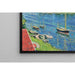 Reproduktion af maleriet La Seine à Argenteuil, bateaux au mouillage - Gustave Caillebotte | Reproduction
