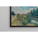 Reproduktion af maleriet La Seine à Bougival (1876) - Alfred Sisley