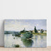 Reproduktion af maleriet La Seine à Lavacourt - Claude Monet