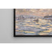 Reproduktion af maleriet La Seine à Lavacourt, Débâcle - Claude Monet