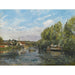 Reproduktion af maleriet La Seine à Port-Marly - Camille Pissarro