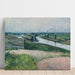 Reproduktion af maleriet La Seine à la Pointe d'Épinay - Gustave Caillebotte
