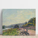 Reproduktion af maleriet La Seine au Bas-Meudon - Alfred Sisley