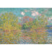 Reproduktion af maleriet La Seine nær Giverny - Claude Monet
