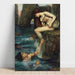 Reproduktion af maleriet La Sirène - John William Waterhouse