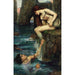Reproduktion af maleriet La Sirène - John William Waterhouse