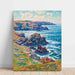 Reproduktion af maleriet La Terre De Cléden, Point De Raz, Finistère - Henry Moret