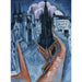 Reproduktion af maleriet La Tour Rouge à Halle - Ernst Ludwig Kirchner