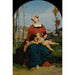 Reproduktion af maleriet La Vierge, L'Enfant Jésus og Saint Jean - Jean-Léon Gérôme