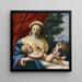 La Vierge des Roses - Giovanni Battista Salvi da Sassoferrato — indrammet kunstværk på væggen