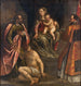 La Vierge et l'Enfant avec Saint Martin et Saint Pétronius - Alessandro Maganza — visning af kunstværket