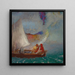 La Voile grise - Odilon Redon — indrammet kunstværk på væggen